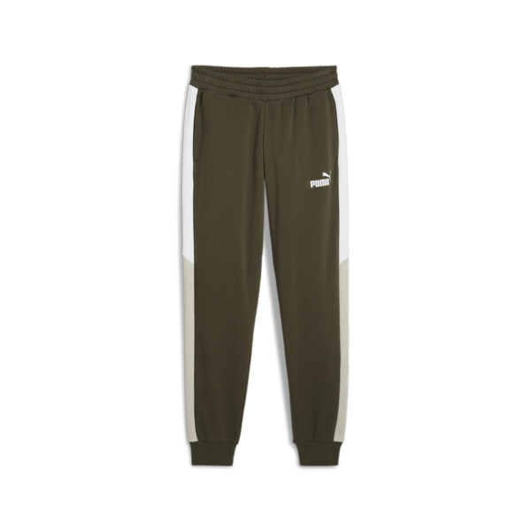 PUMA POWER Sweatpants Men, Dark Olive, large-ZAF