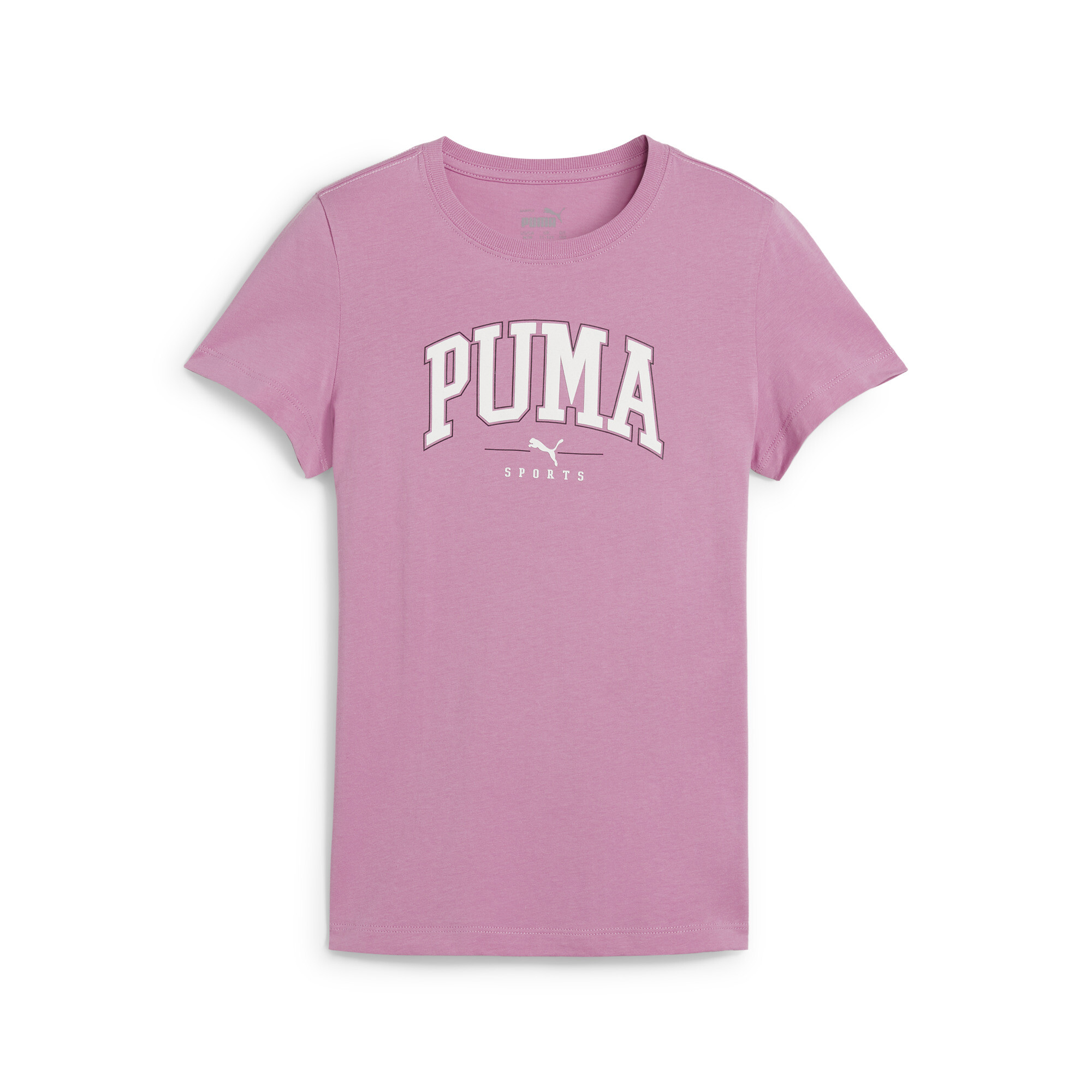 Women's Puma SQUAD Tee Youth, Pink, Size 13-14Y, Clothing