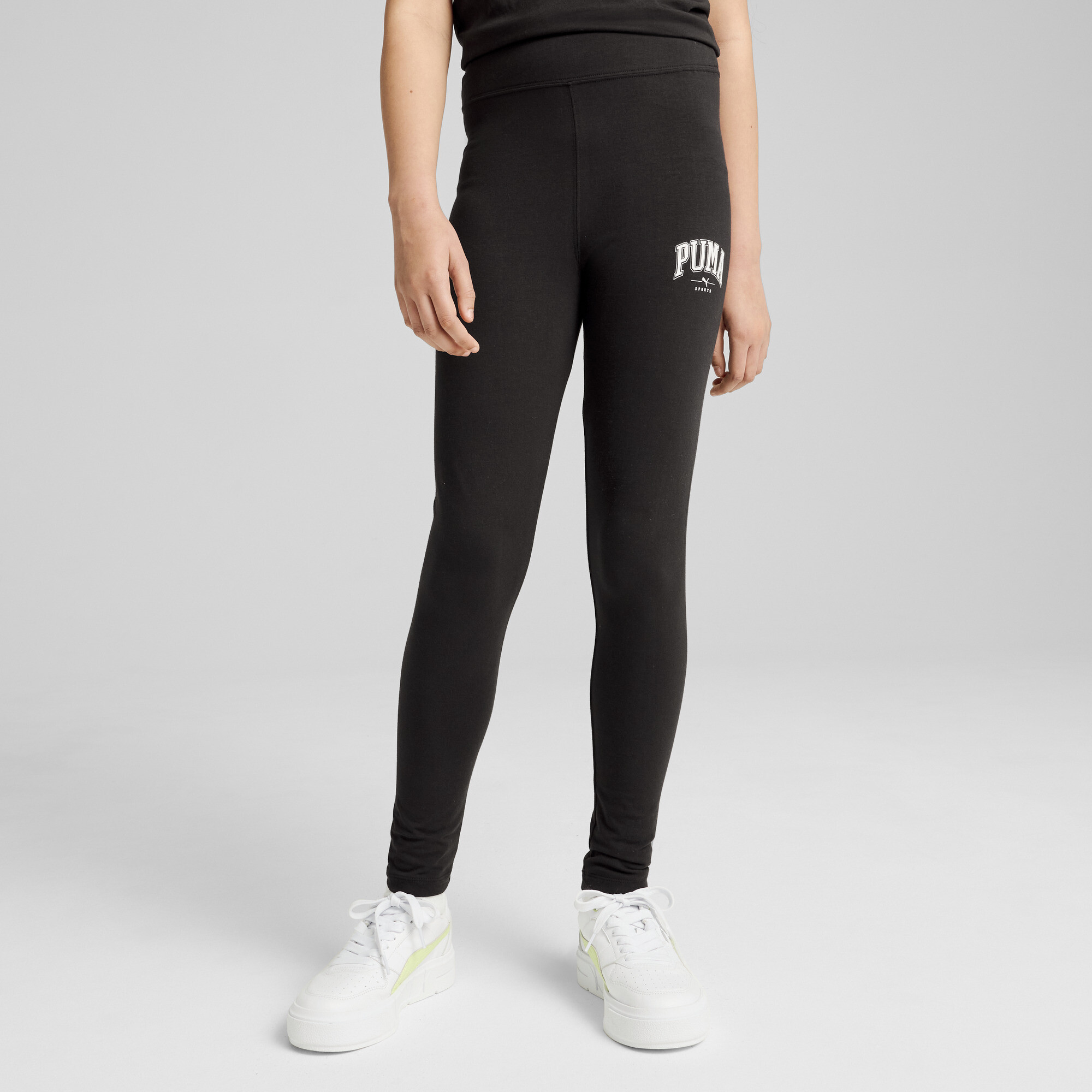 Puma SQUAD Leggings Damen Für Damen Für Kinder | Mit Print | Black | Größe: 15-16Y