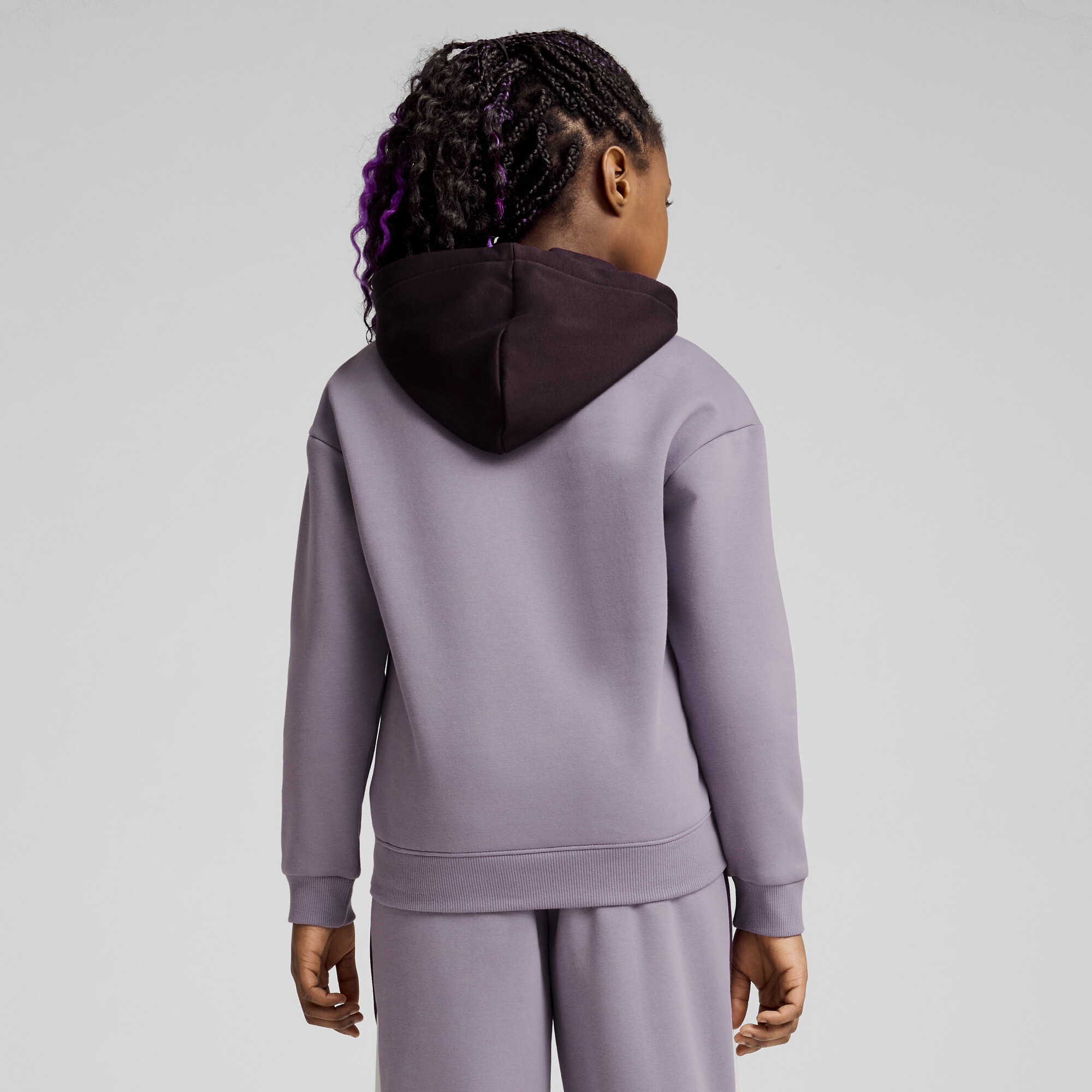 Women's Puma POWER Hoodie Youth, Purple, Size 13-14Y, Clothing