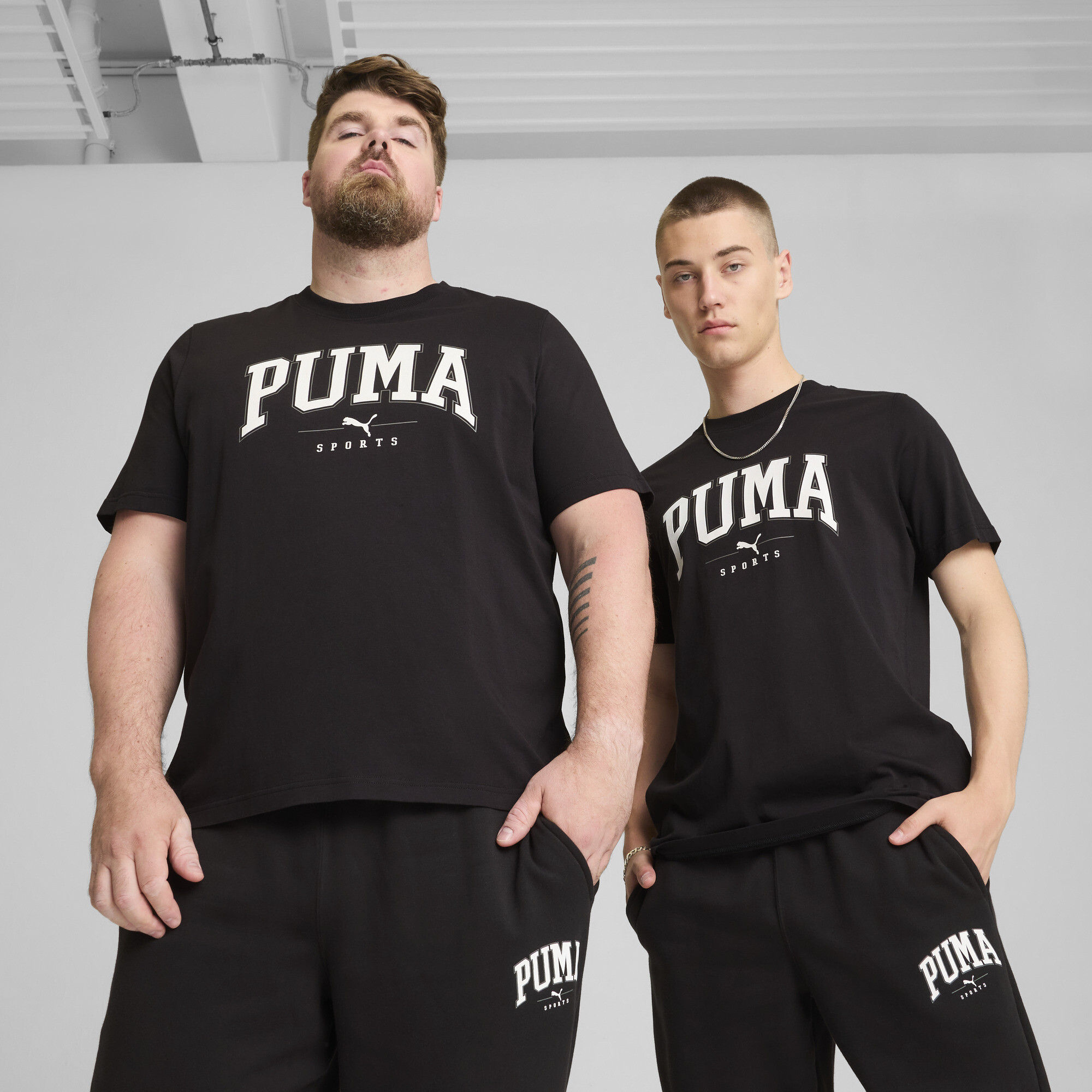 Puma SQUAD T-Shirt Herren | Mit Print | Black | Größe: XL