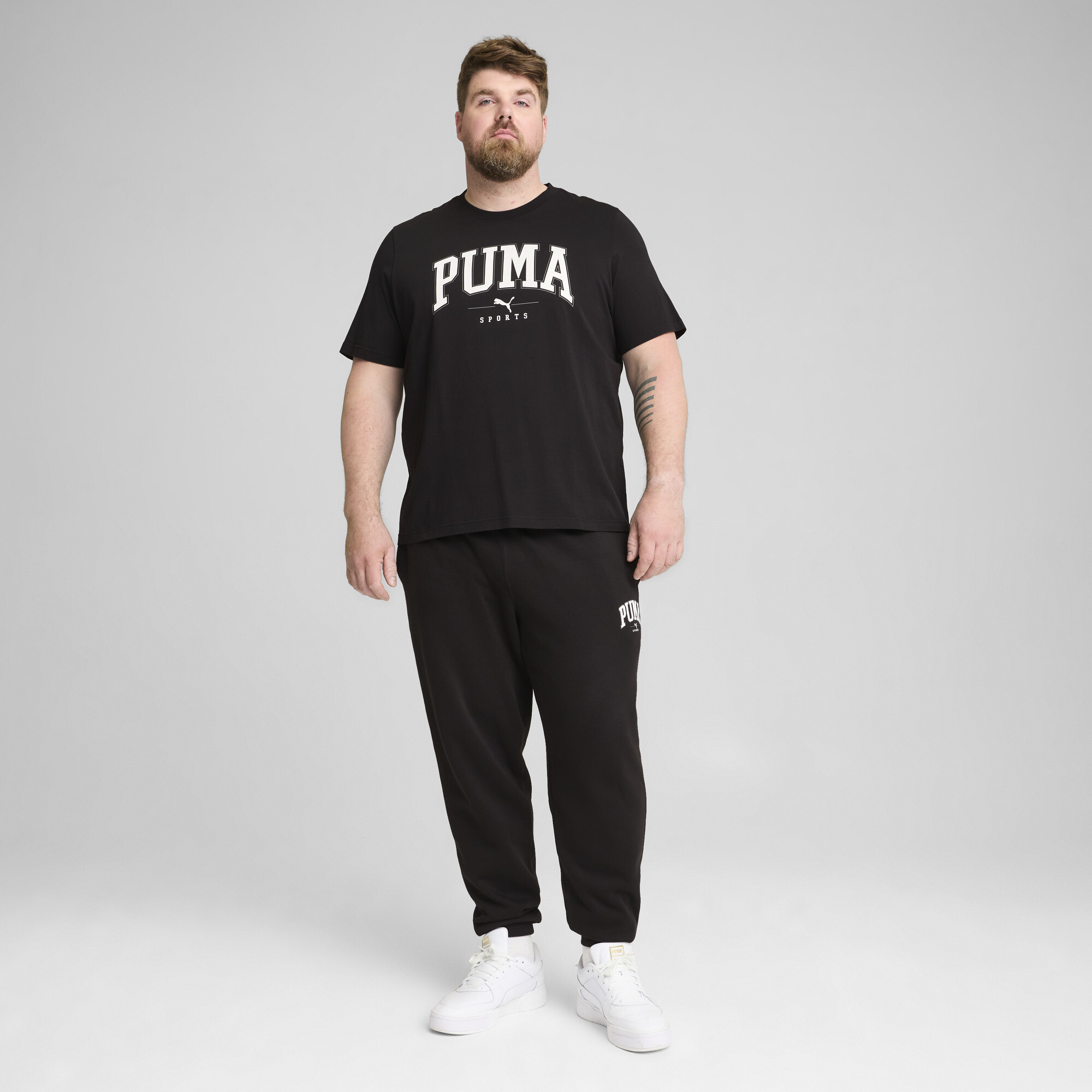 Men's Puma SQUAD T-Shirt, Black, Size XXL, Clothing