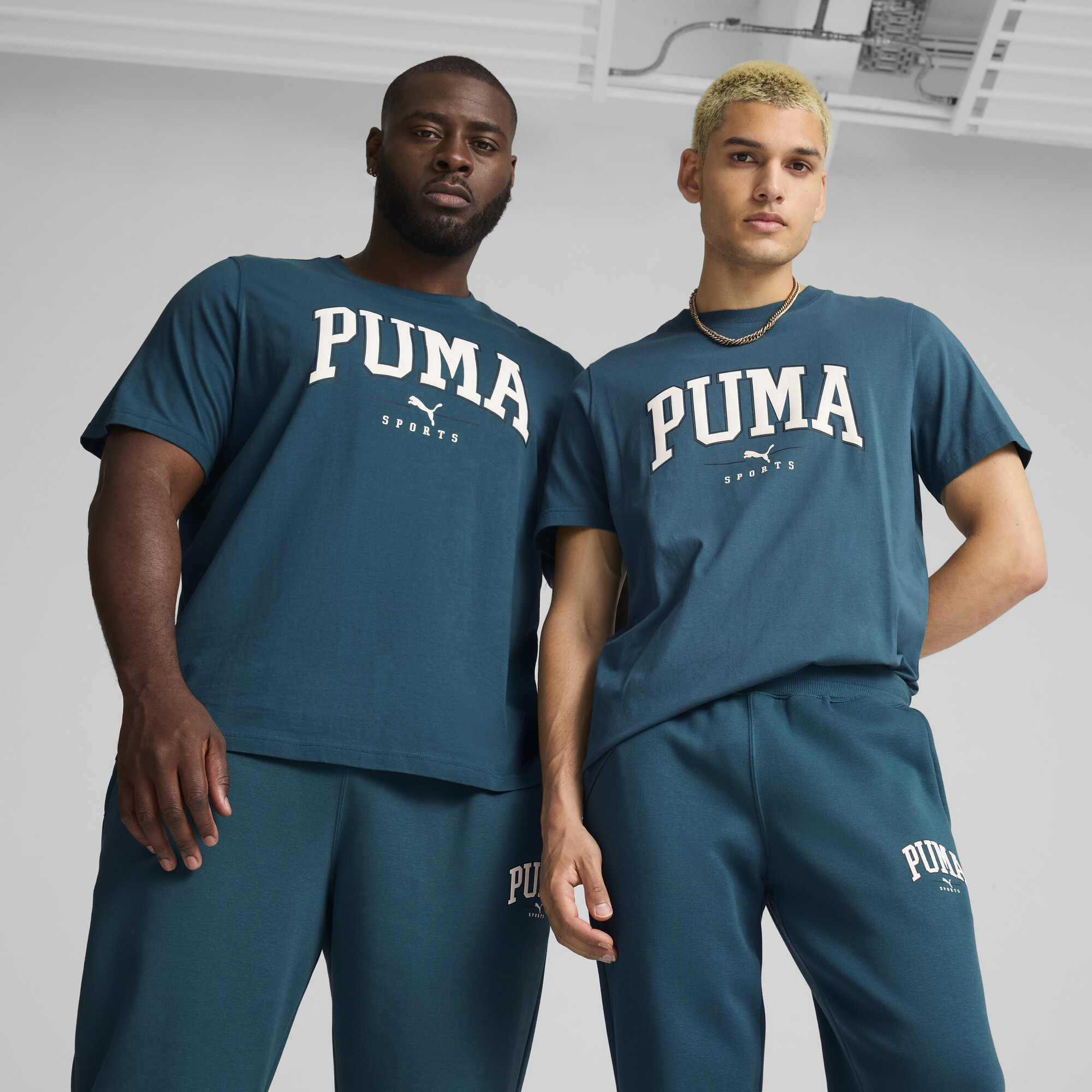 Puma SQUAD T-Shirt Herren | Mit Plain | Cold Green | Größe: S