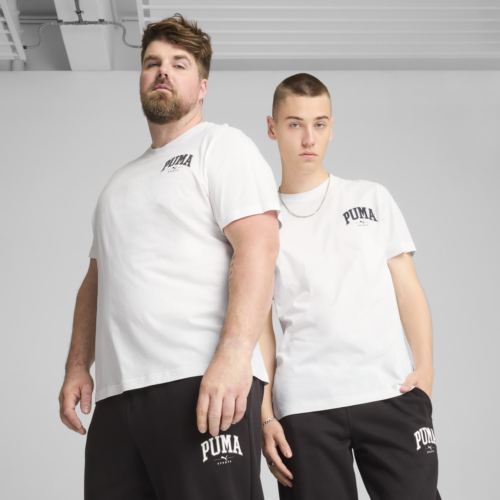 Puma SQUAD T-Shirt Herren | Mit Plain | White | Größe: XS