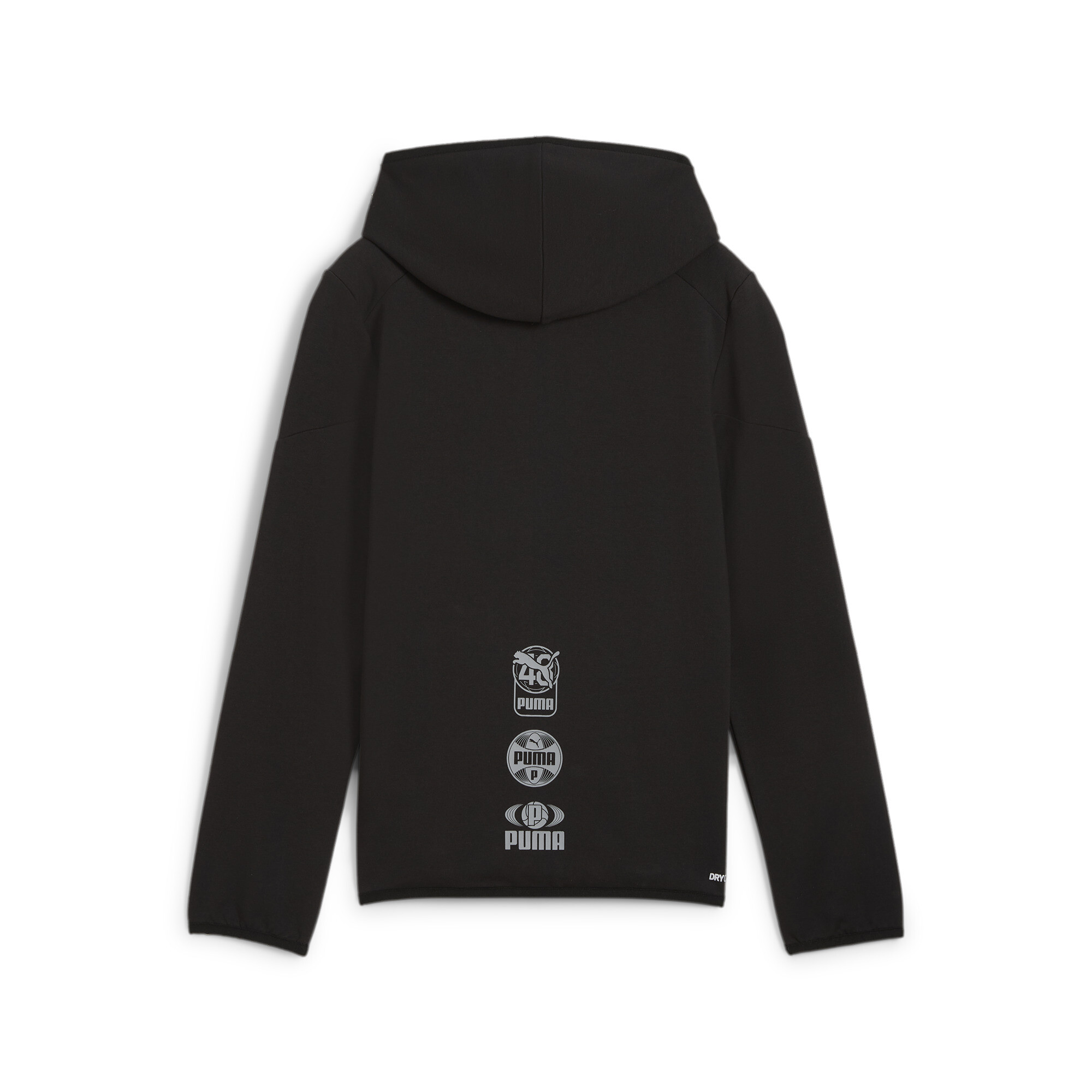 PUMA ACTIVE SPORTS hoodie met volledige ritssluiting, Zwart