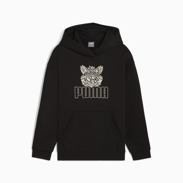 ESS+ TROPICAT Hoodie Youth, PUMA Black, large-ZAF
