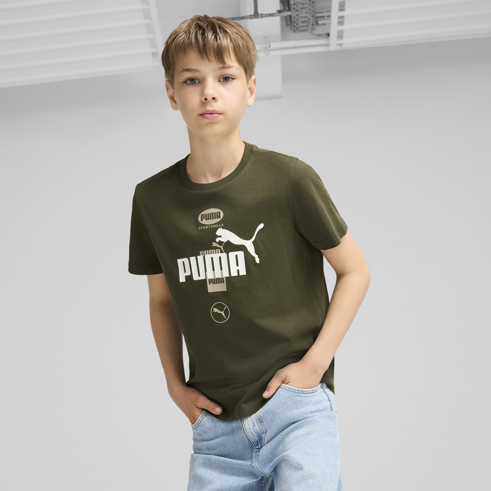 Młodzieżowa Koszulka Z Grafiką PUMA POWER