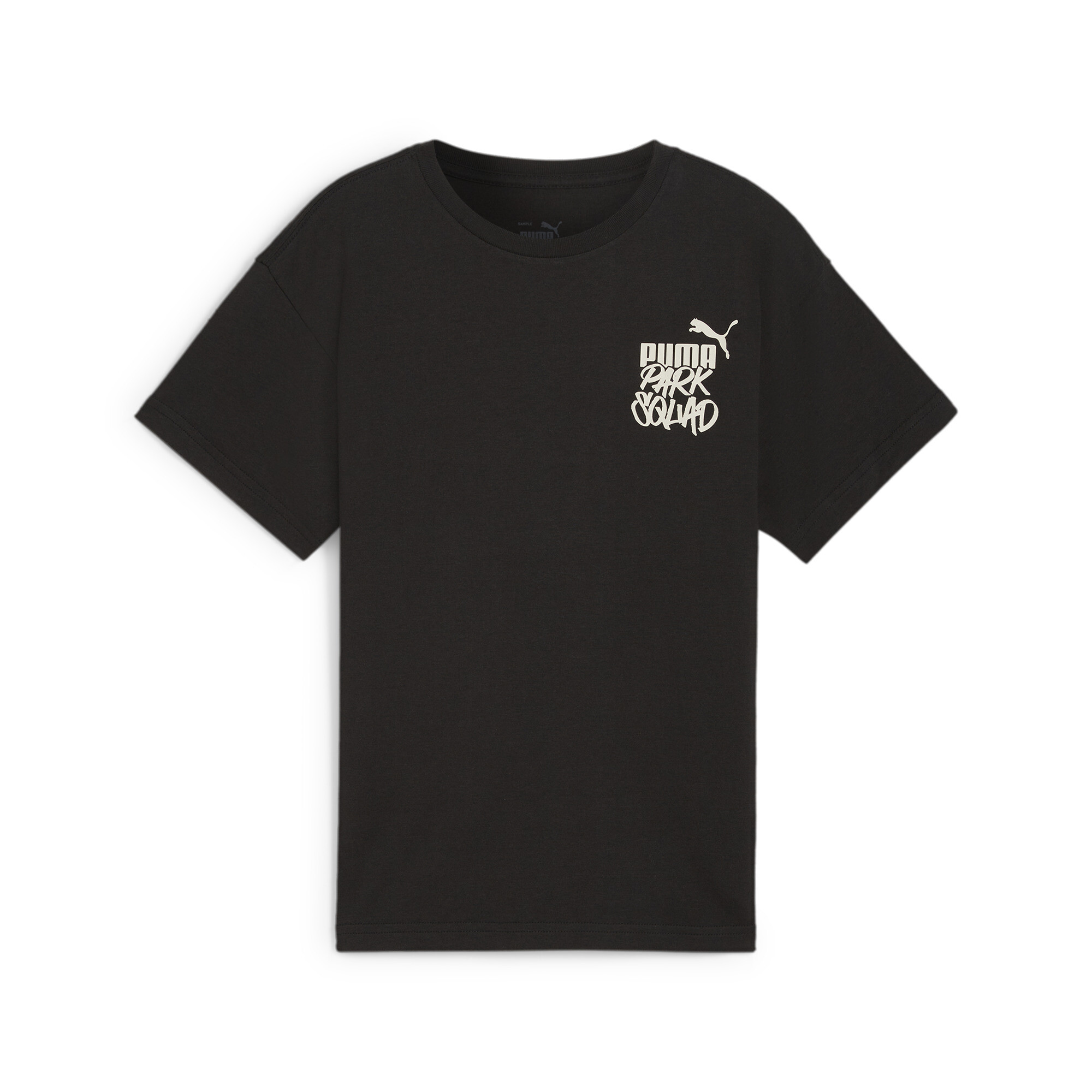 Puma ESS+ MID 90s Graphic T-Shirt Teenager Für Herren Für Damen Für Kinder | Mit Print | Black | Größe: 7-8Y