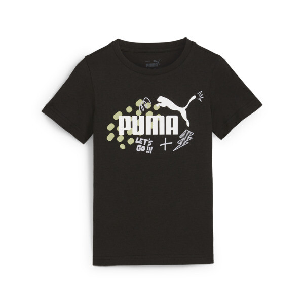 ESS+ PUMA Tee Kids, PUMA Black, large-ZAF