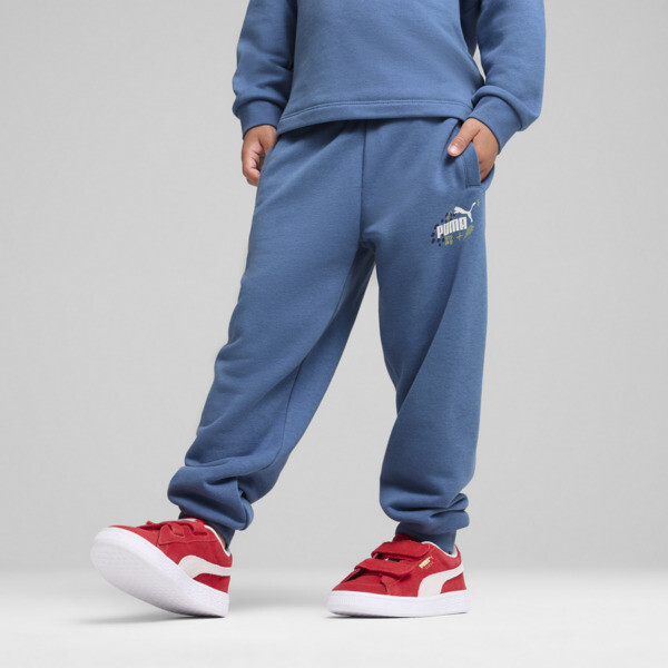 ESS+ PUMA Sweatpants Youth, Blue Horizon, swatch-ZAF