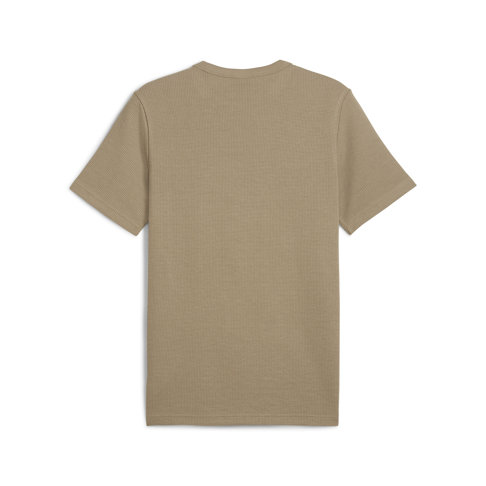 Men's Puma ESS ELEVATED Waffle T-Shirt, Beige, Size XS, Clothing