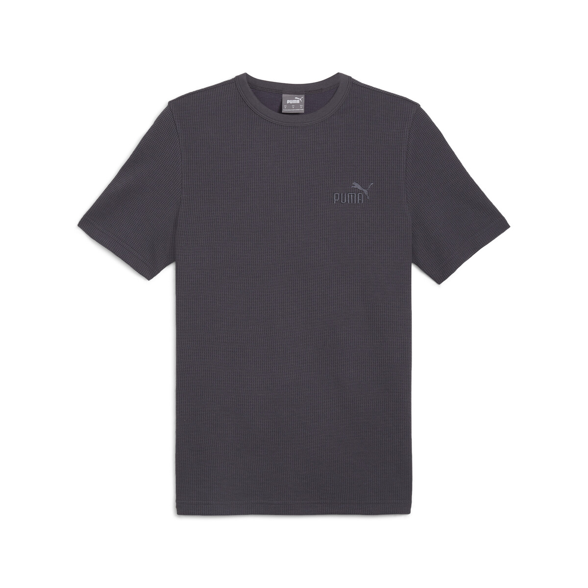 ESS ELEVATED Waffle T-Shirt Men in Galactic Gray by PUMA, XS