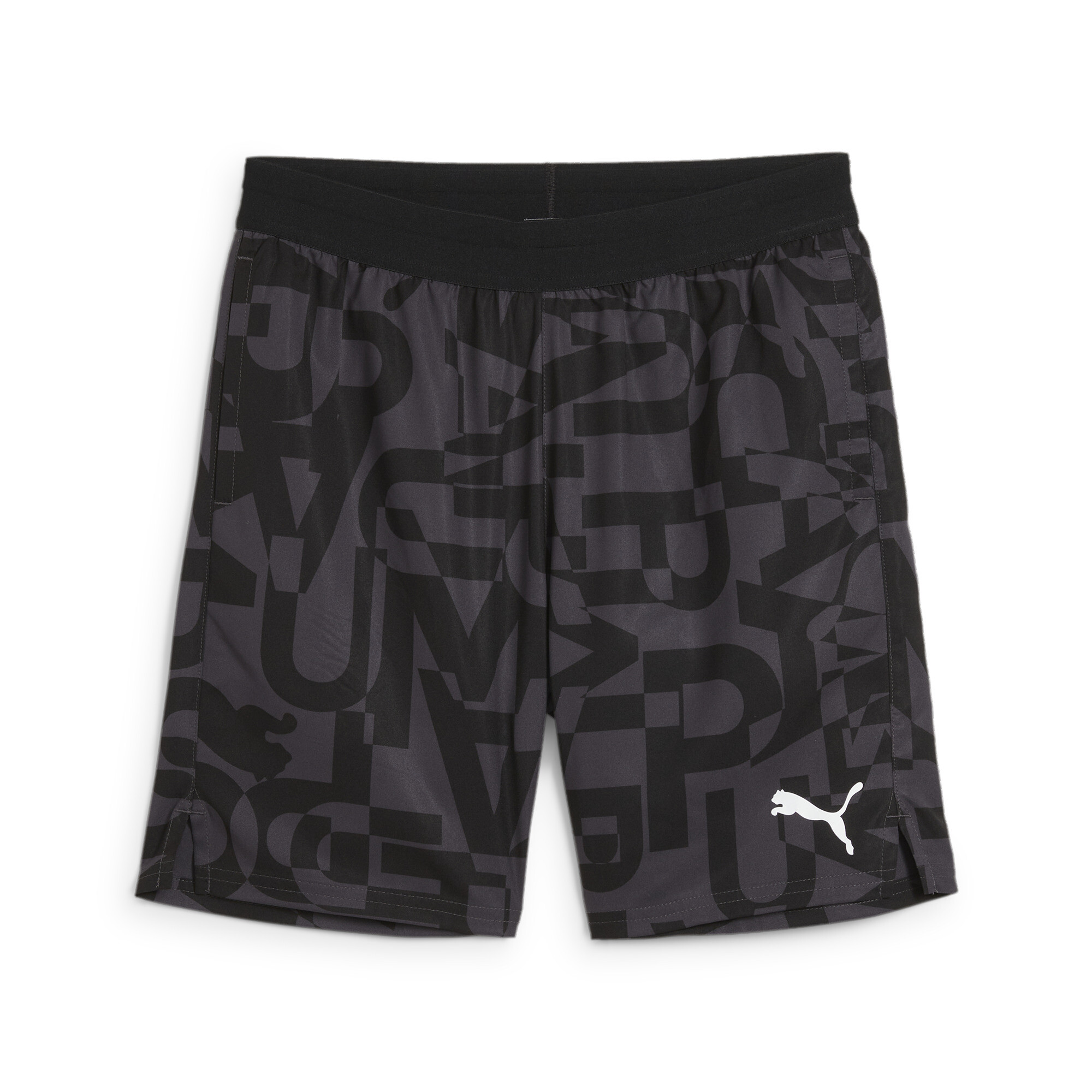 Men's Puma All-Over Print Shorts Youth, Black, Size 13-14Y, Shop