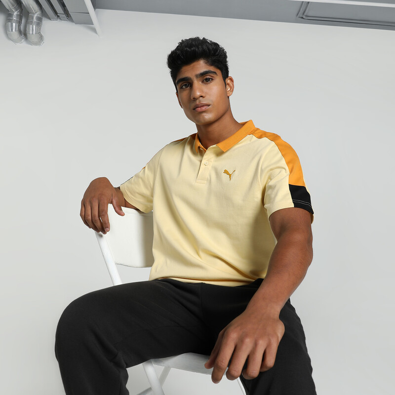 

Men's PUMA Shoulder Colorblock Polo