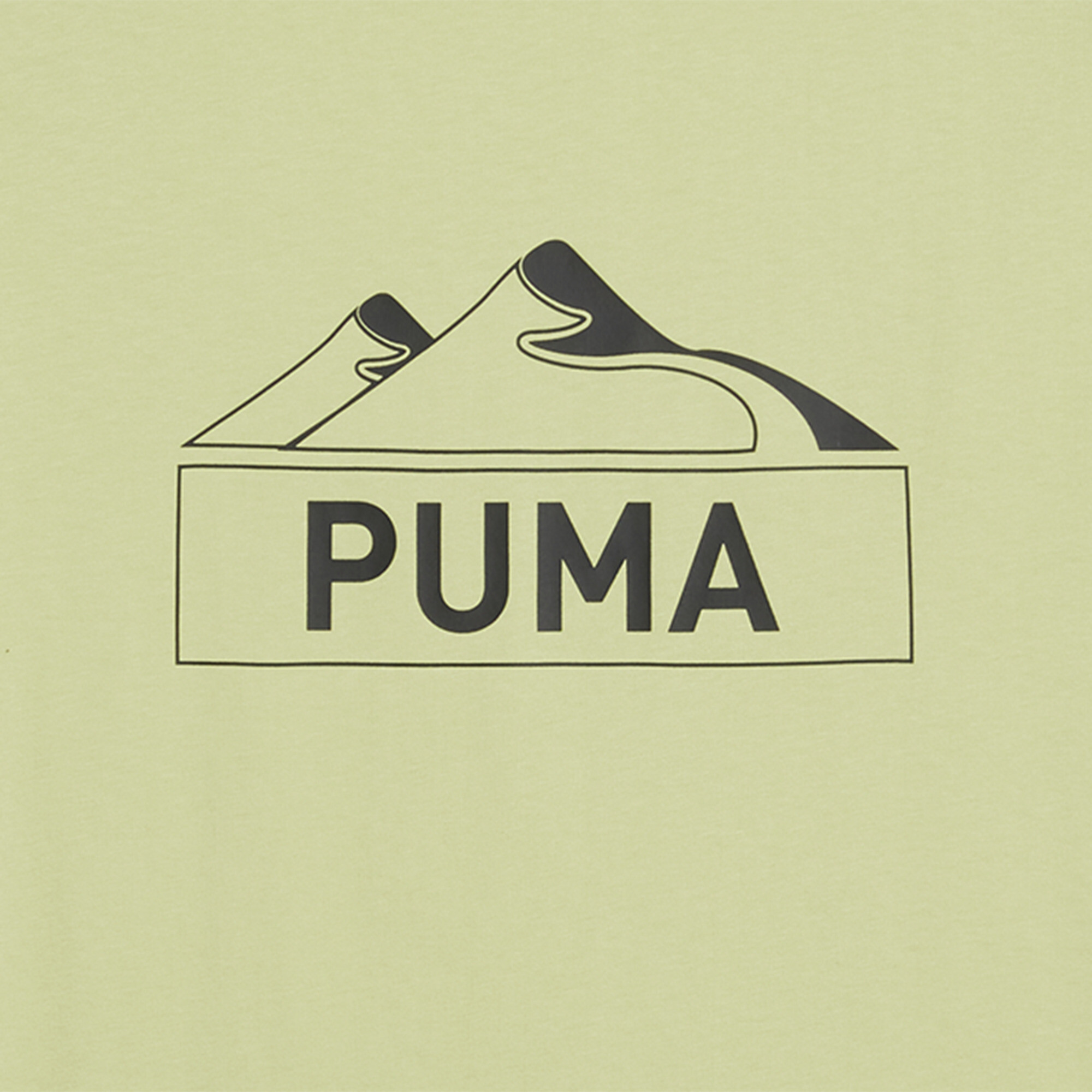OPEN ROAD T-shirt met print voor Heren, Groen, Maat L | PUMA