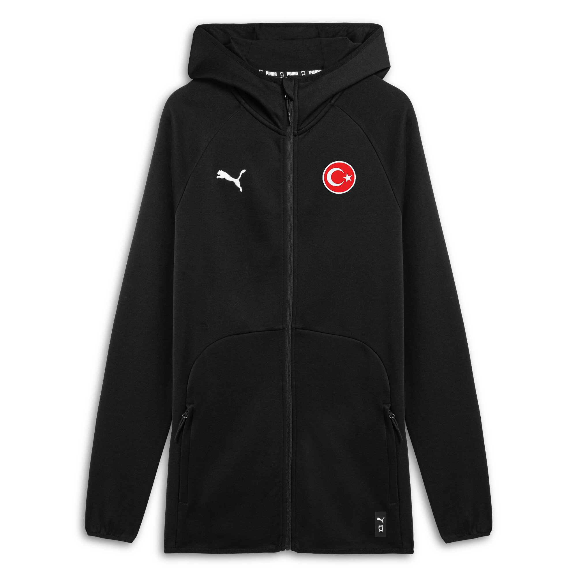 PUMA Türkei Basketball Team Trainingsjacke, Kleidung, Schwarz, 4XL
