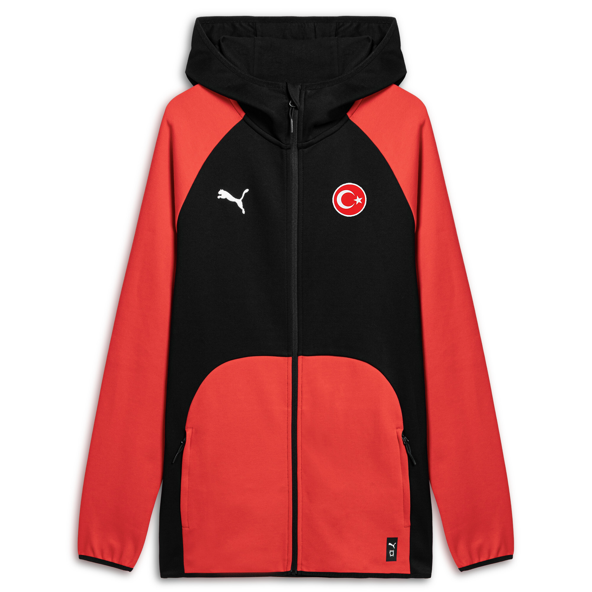 PUMA Türkei Basketball Team Trainingsjacke, Kleidung, Rot, 4XL