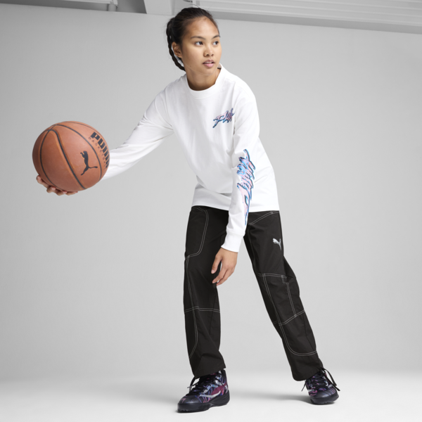 Buzo de basketball Cherry On Top para mujer, PUMA White, large-ARG