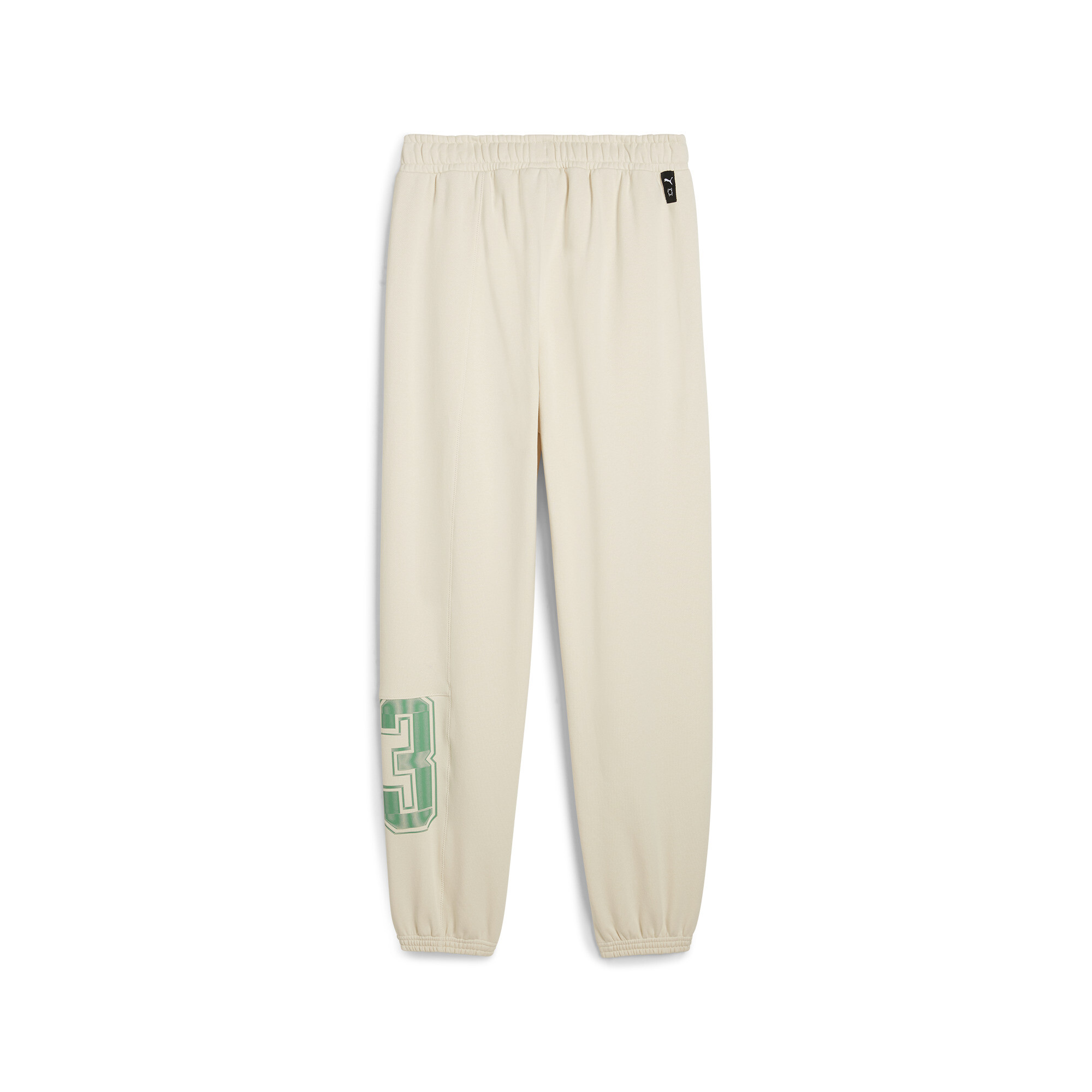 Puma Getting Crafty Basketball Sweat Pants Unisex, White, Size M, Clothing