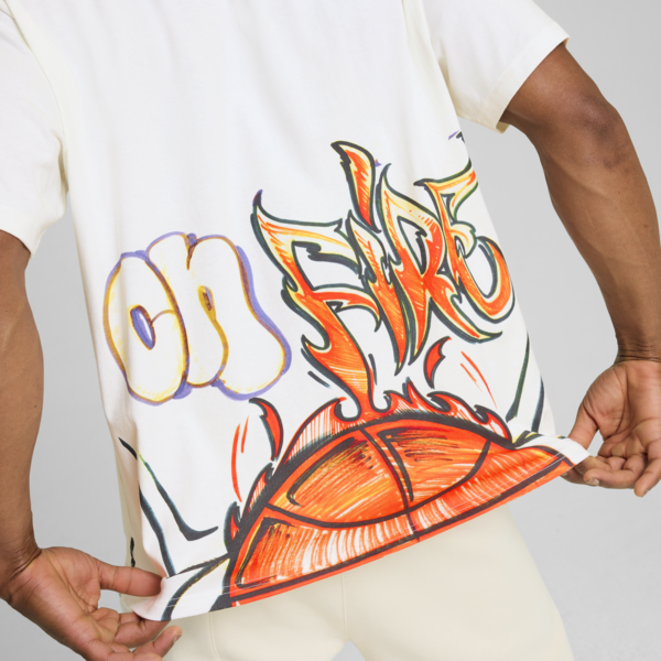 Remera de basketball Getting Crafty 3, PUMA White, large-ARG