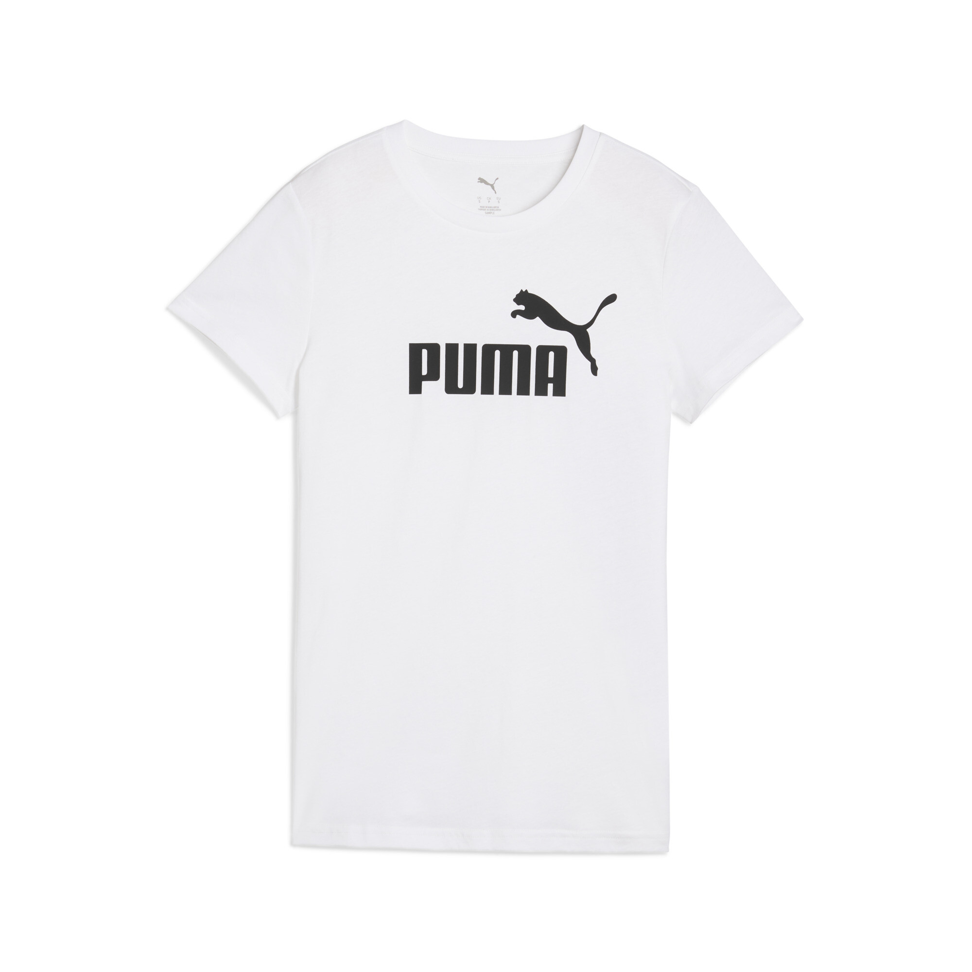 PUMA ESS No. 1 T-shirt met logo voor Dames, Wit, Maat S thumbnail 3