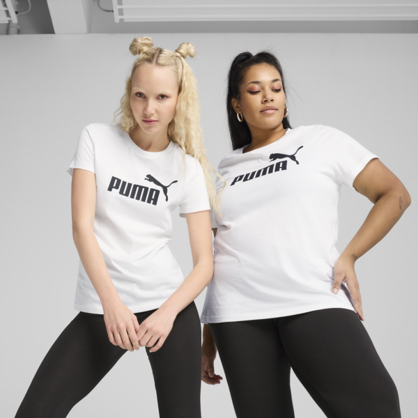ESS No. 1 Logo Tee Women, PUMA White, large-MEX