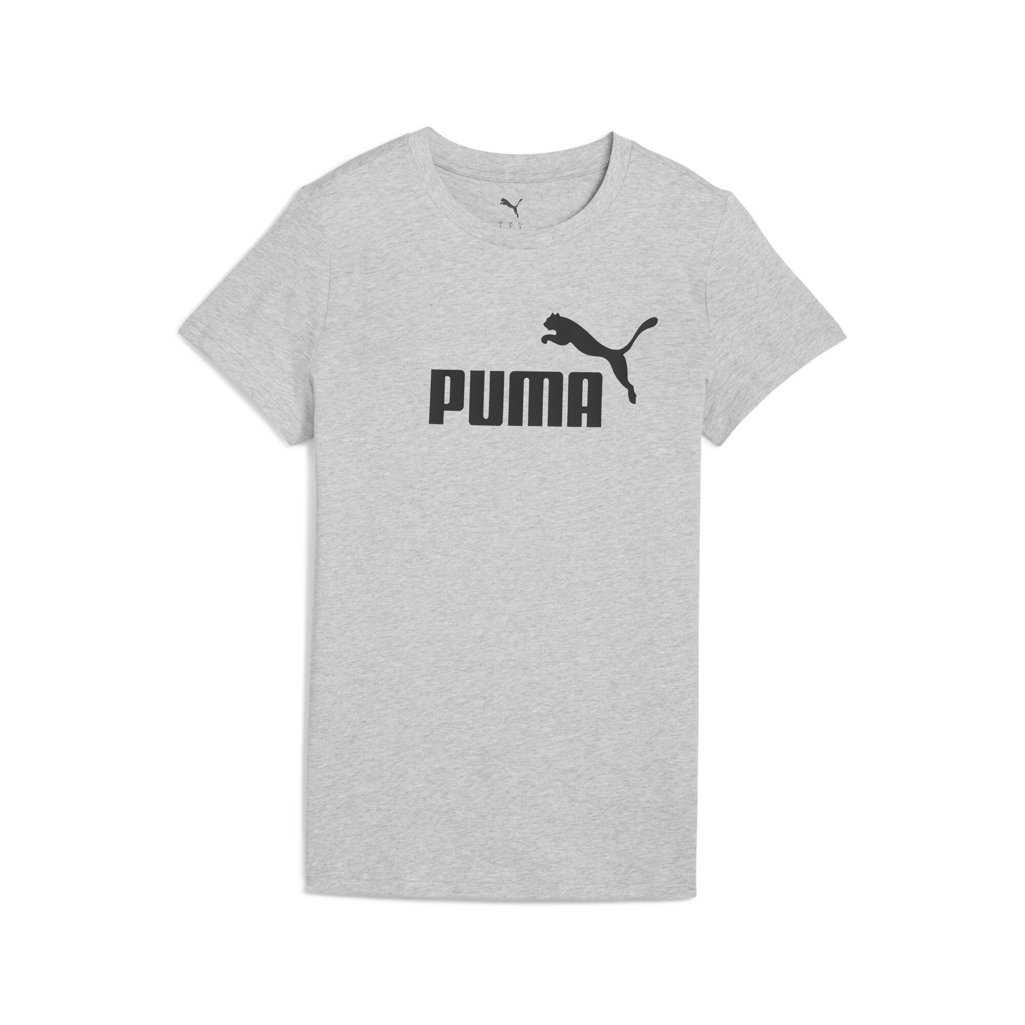 PUMA ESS No. 1 T-shirt met logo voor Dames, Grijs, Maat M thumbnail 3