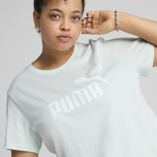 Playera Essentials No. 1 Logo para mujer, Peaceful Blue, large-MEX