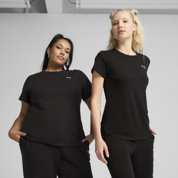 Essentials Tee Women, PUMA Black, large-ZAF