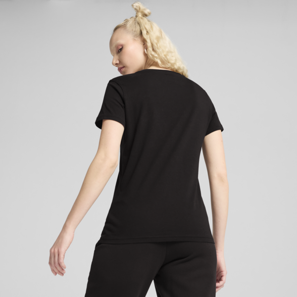 Essentials Tee Women, PUMA Black, large-ZAF