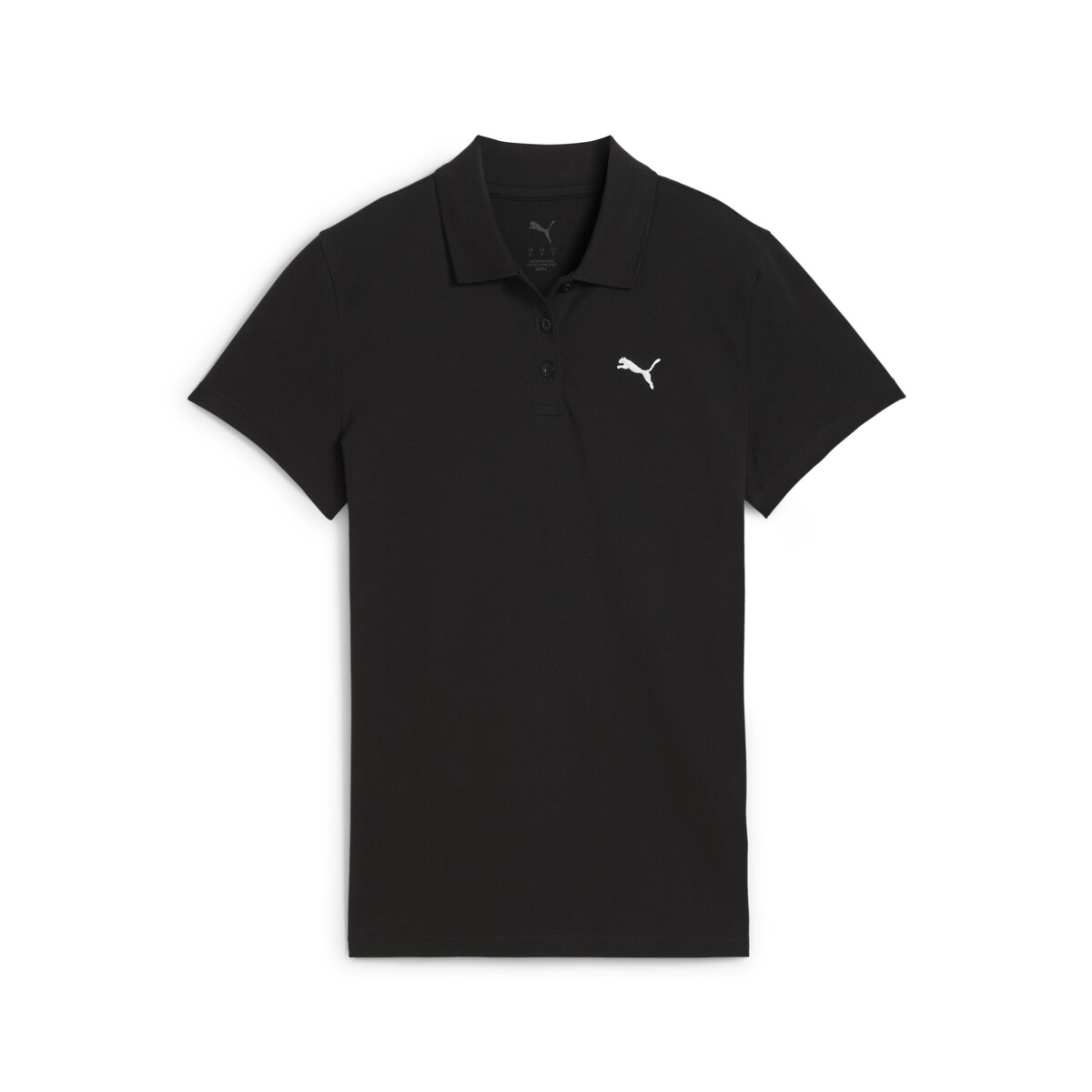 Essentials Polo Women in Black by PUMA, XS