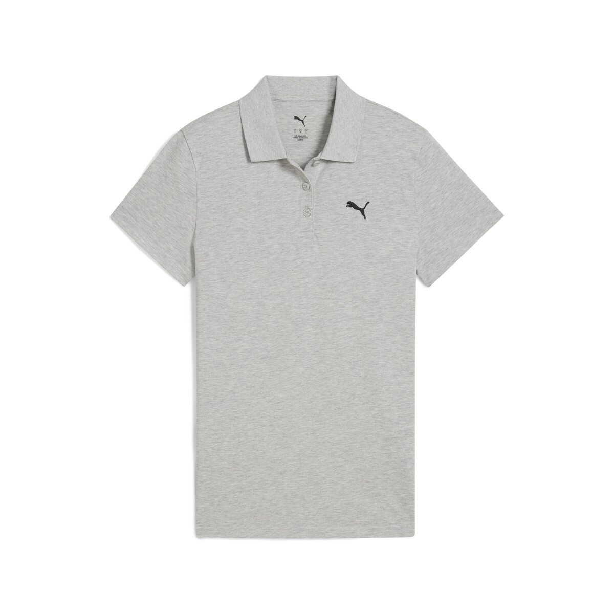 Essentials Polo Women in Light Gray Heather by PUMA, XS