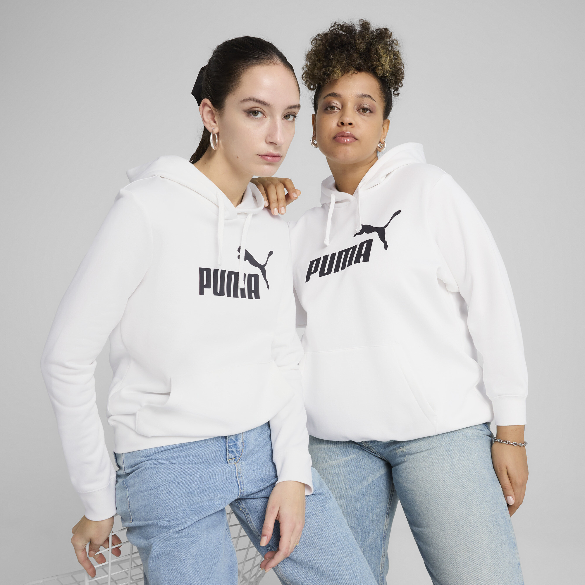 PUMA ESS No. 1 Logo Hoodie FL Sweats à Capuche Mixte PUMA - vue 3