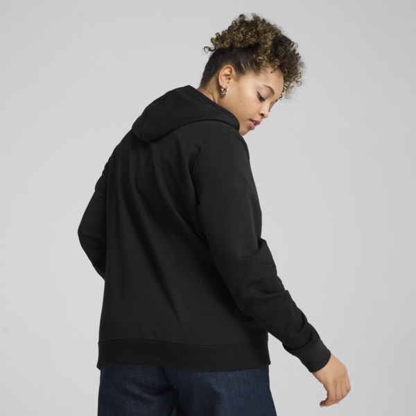 ESS No. 1 Logo Hoodie Women, PUMA Black, large-MEX