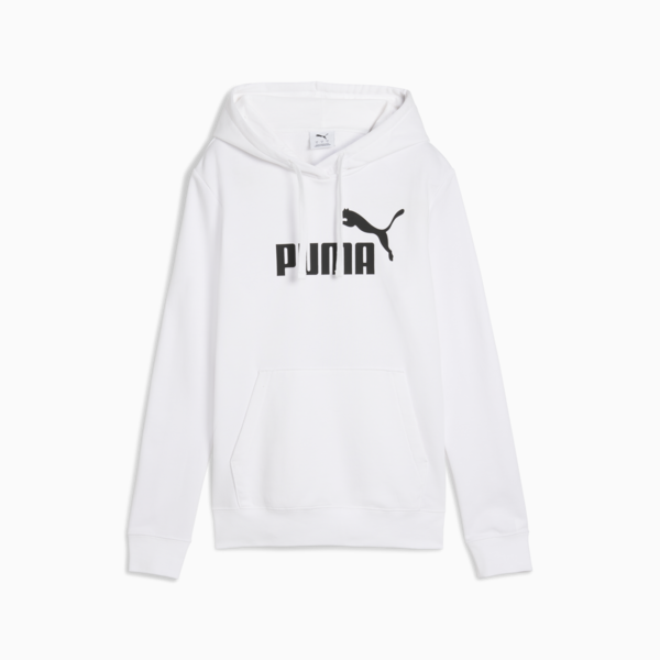 Sudadera Essentials No. 1 Logo para mujer, PUMA White, large-MEX