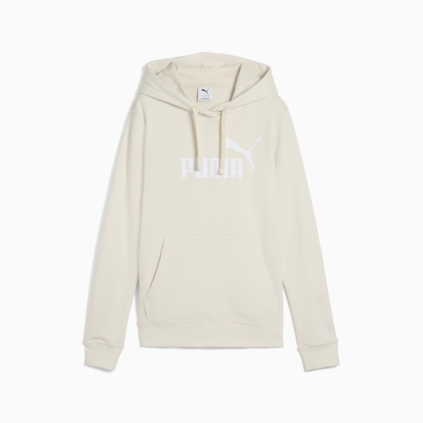 ESS No. 1 Logo Hoodie Women, Alpine Snow, large-MEX
