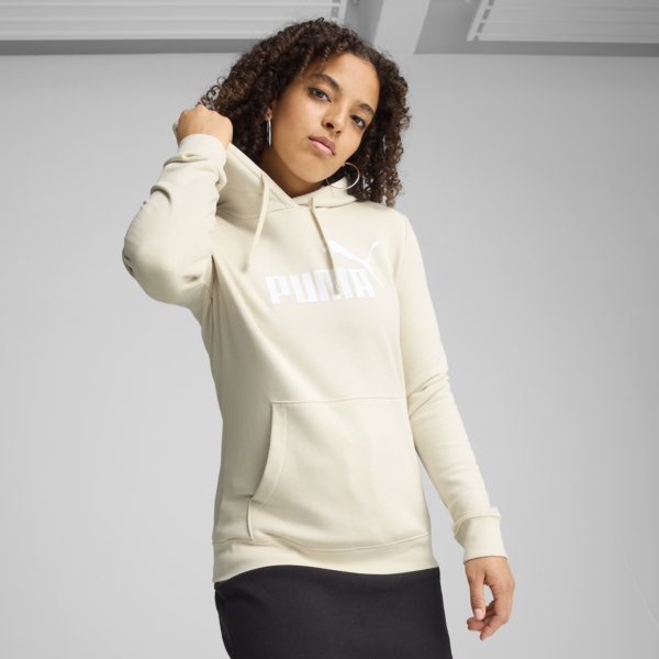 ESS No. 1 Logo Hoodie Women, Alpine Snow, large-MEX