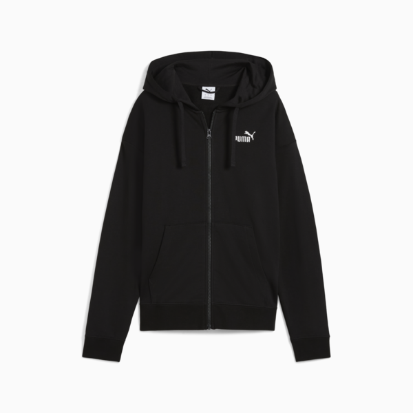 Chamarra Essentials Small No. 1 Logo Comfort para mujer, PUMA Black, large-MEX