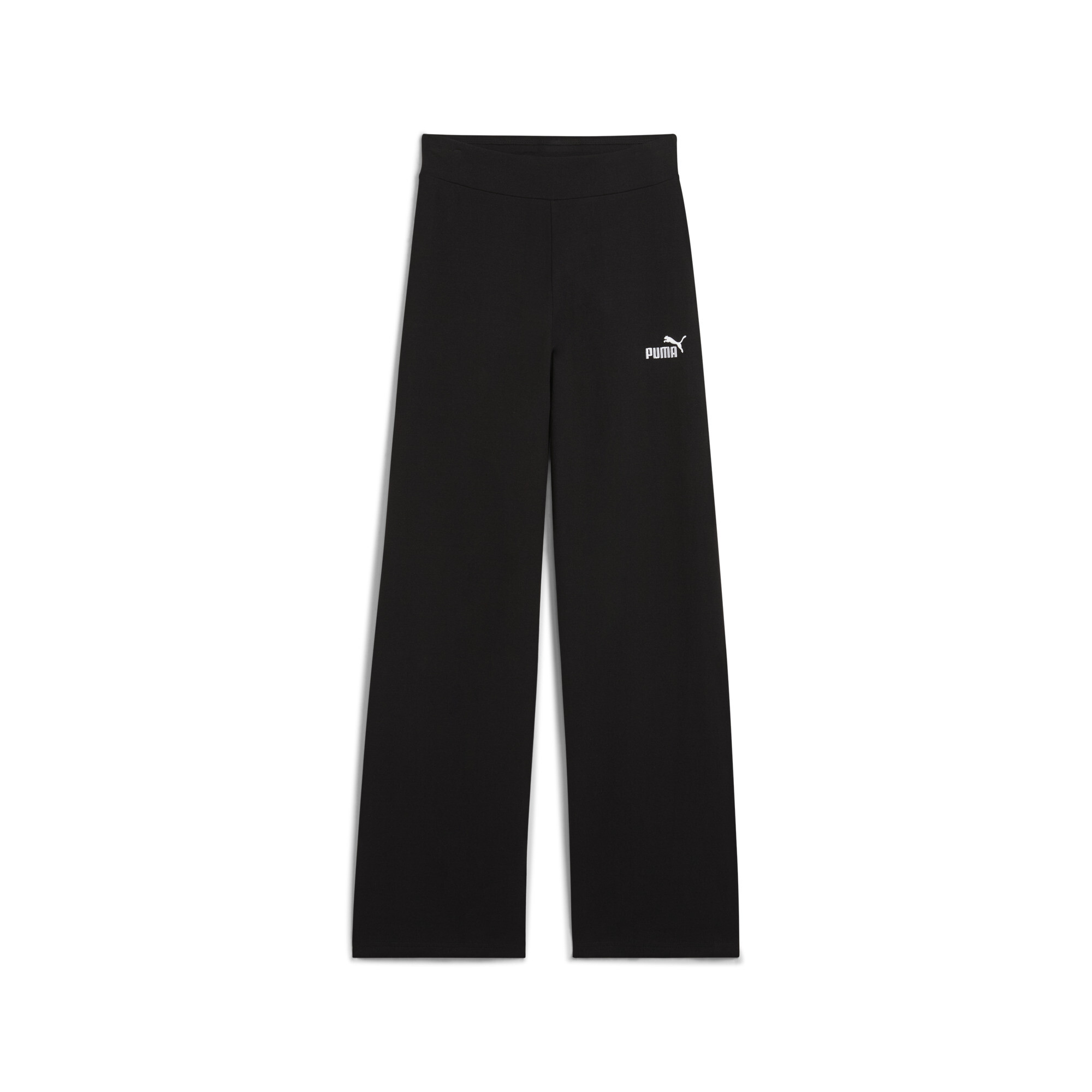 PUMA ESS Small No. 1 Logo rechte legging met hoge taille voor Dames, Zwart, Maat L thumbnail 3