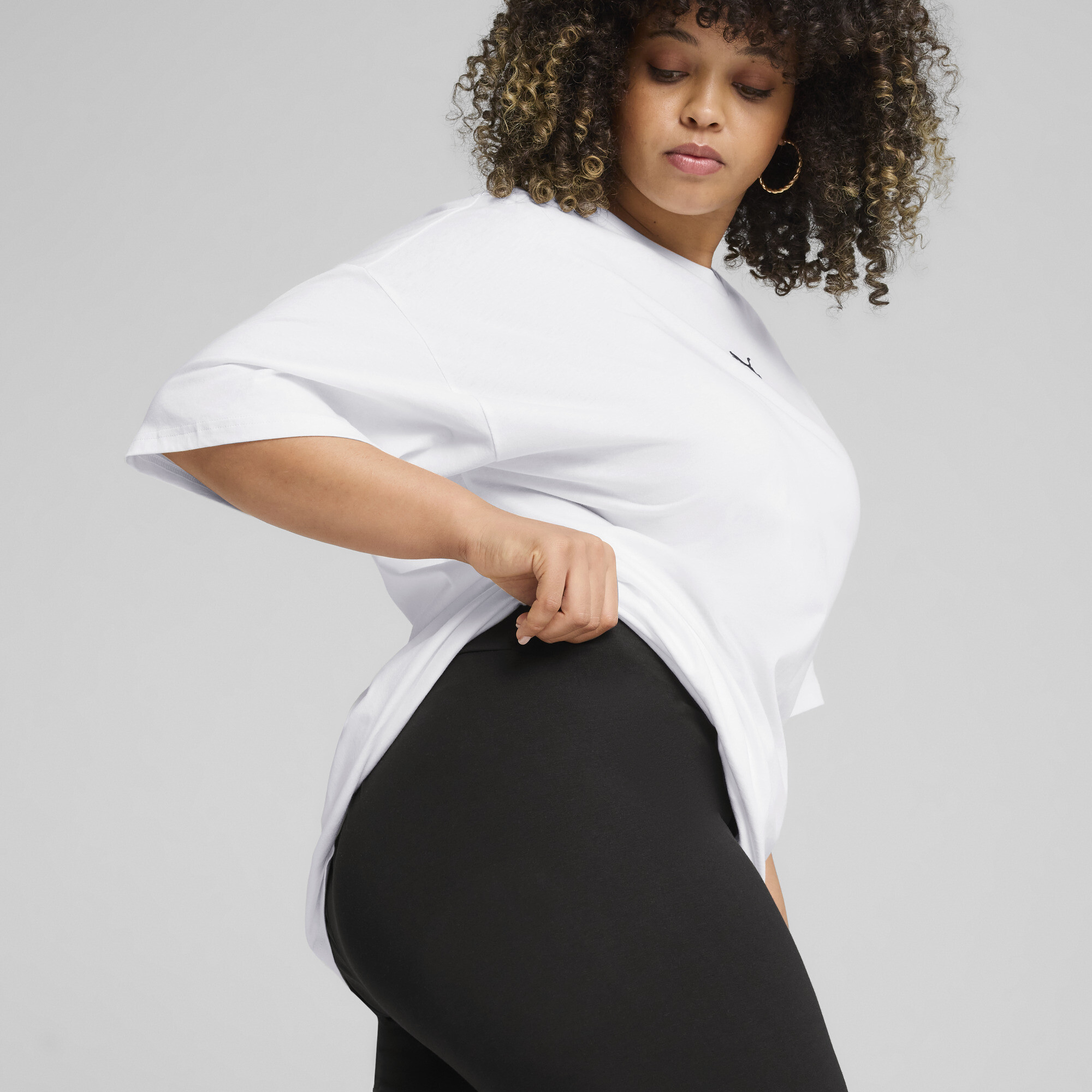 PUMA ESS No. 1 Logo 3/4-legging voor Dames, Zwart, Maat 3XL thumbnail 7