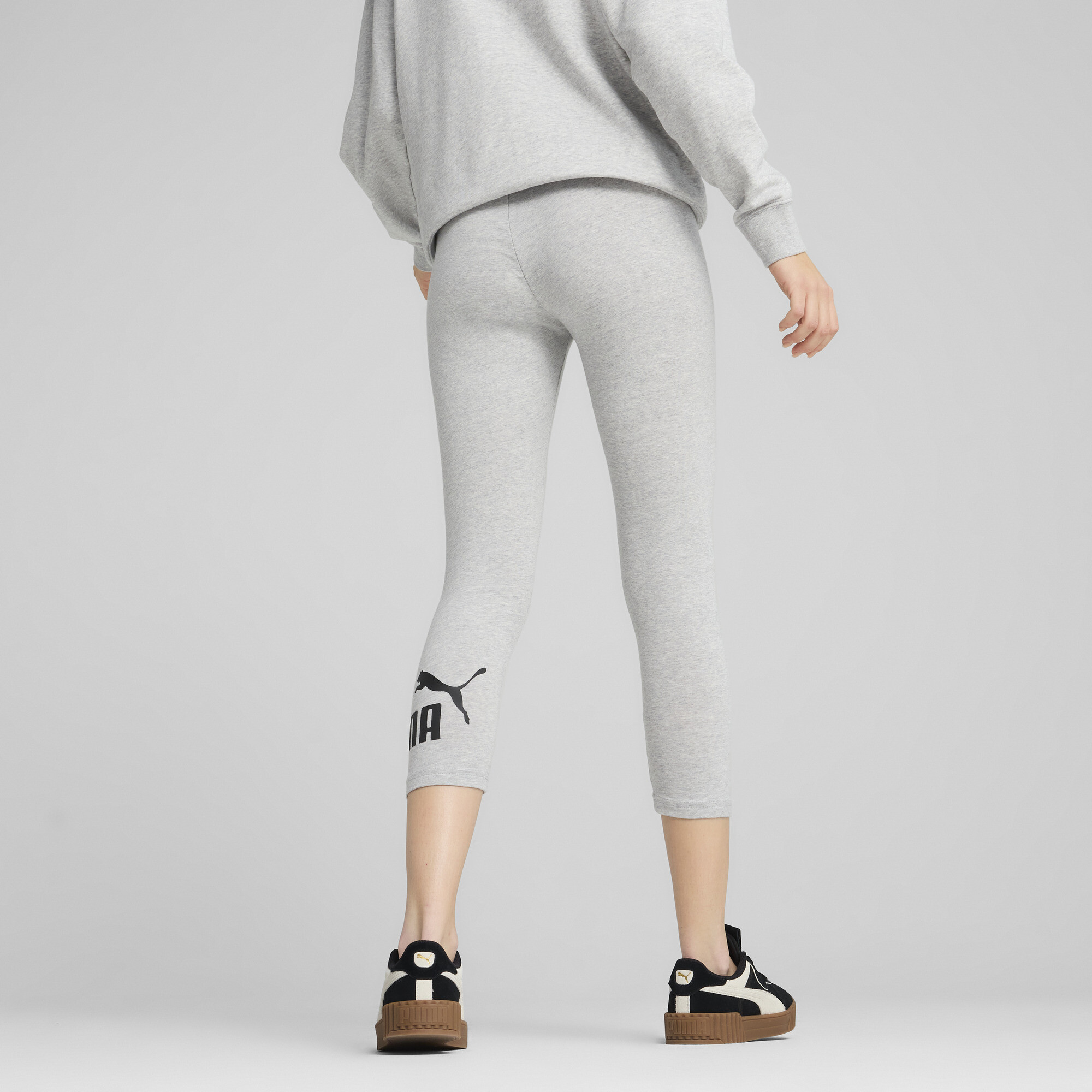 PUMA ESS No. 1 Logo 3/4-legging voor Dames, Grijs, Maat M thumbnail 5