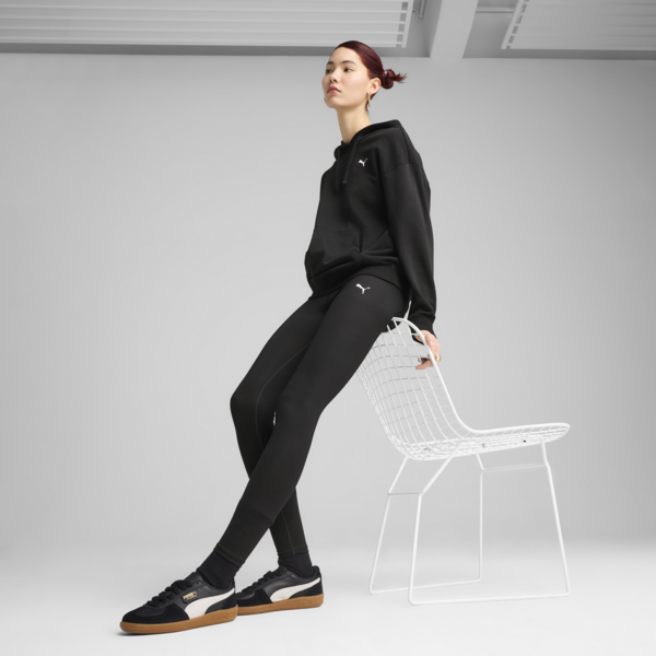 Essentials Poly Tights Women, PUMA Black, large-ZAF