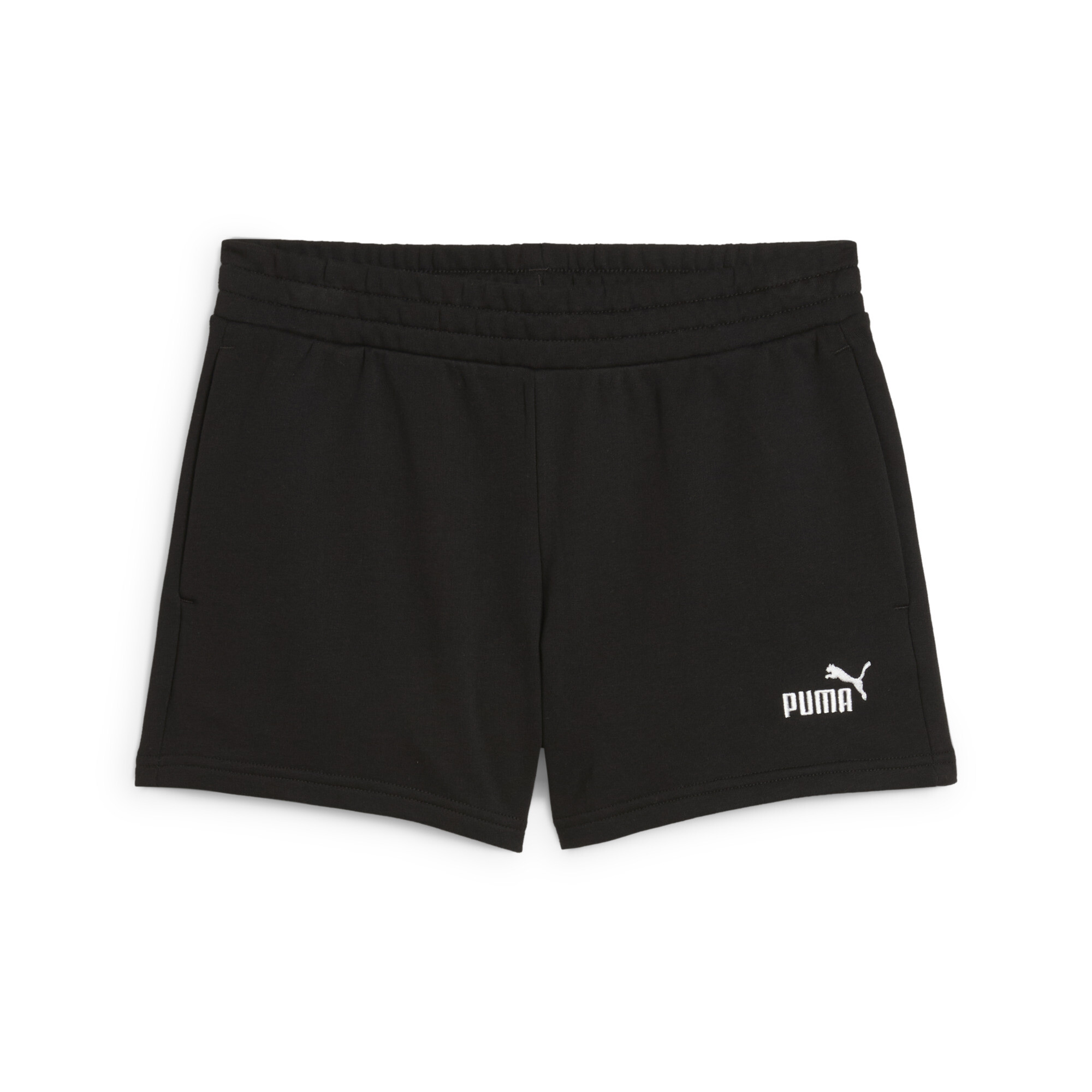PUMA ESS Small No. 1 Logo short voor Dames, Zwart, Maat M thumbnail 3