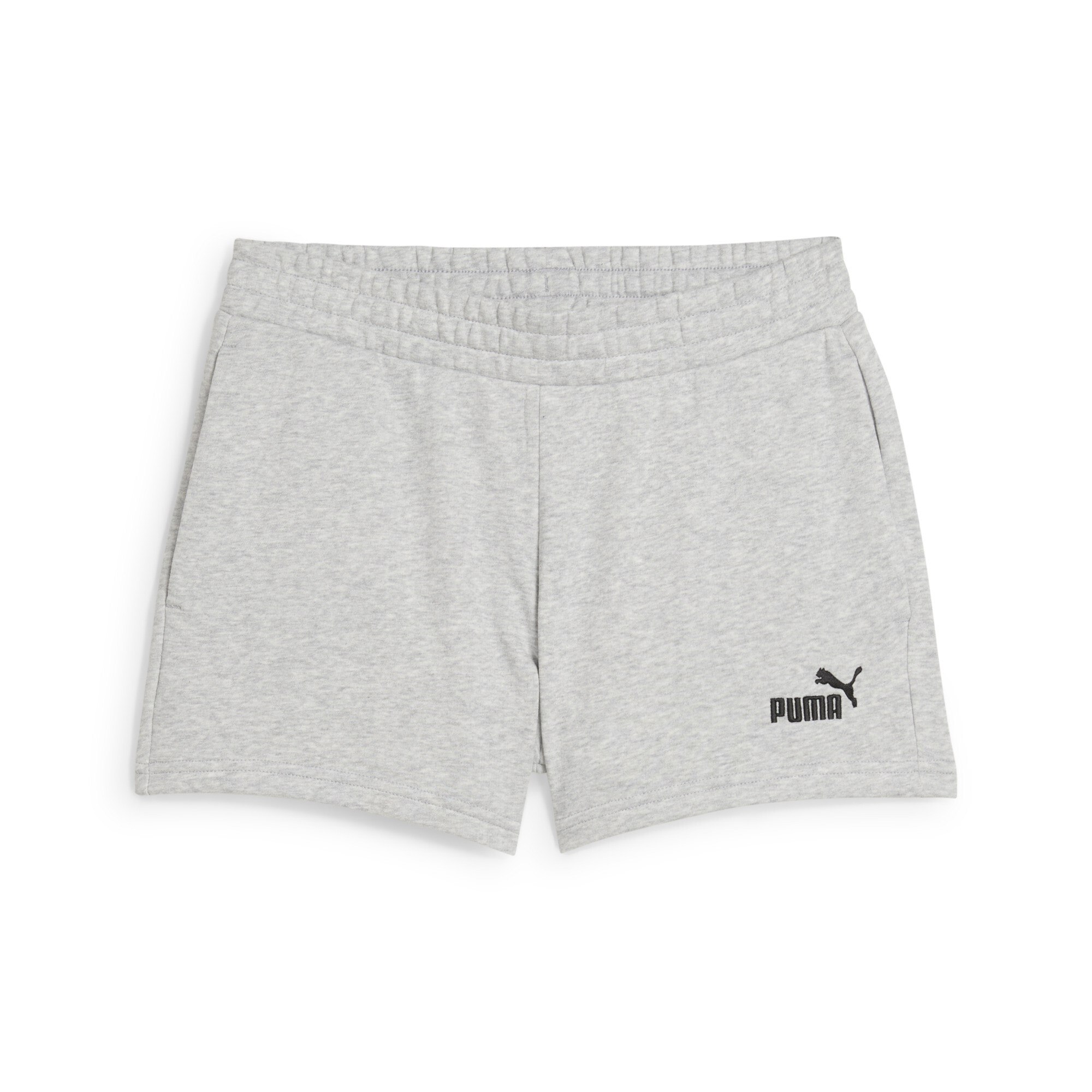 PUMA ESS Small No. 1 Logo short voor Dames, Grijs, Maat S thumbnail 3