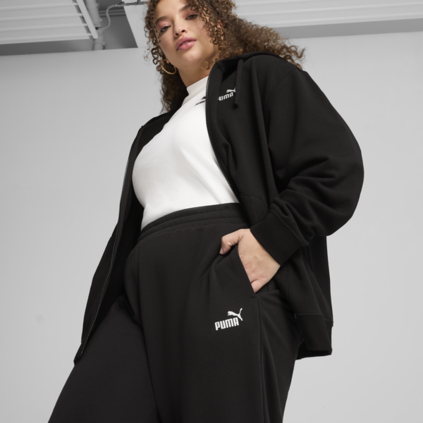 ESS Small No. 1 Logo Sweatpants Women, PUMA Black, large-MEX