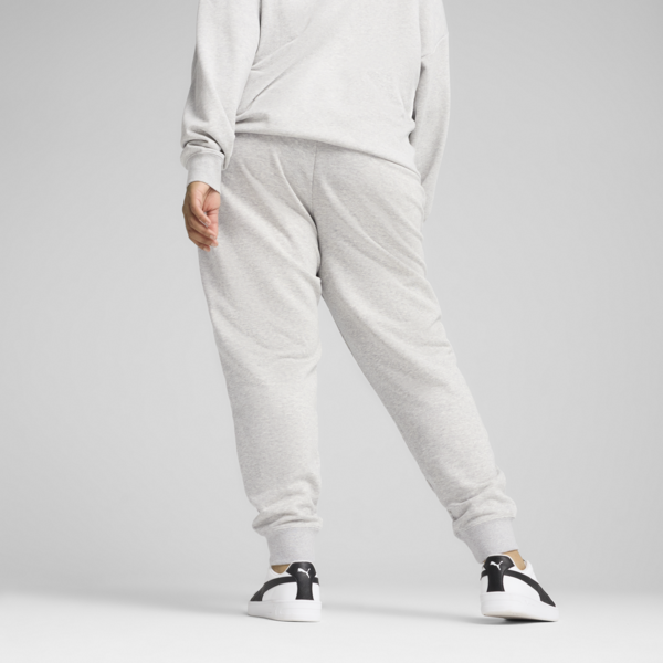 ESS Small No. 1 Logo Sweatpants Women, Light Gray Heather, large-MEX