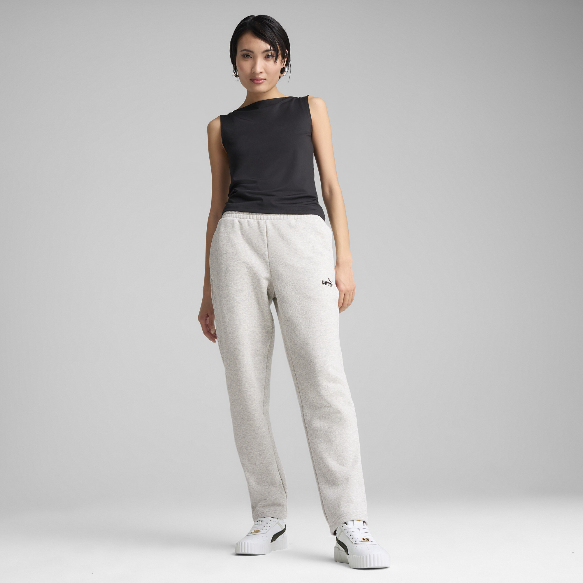 PUMA ESS Small No. 1 Logo joggingbroek voor Dames, Grijs, Maat M thumbnail 4