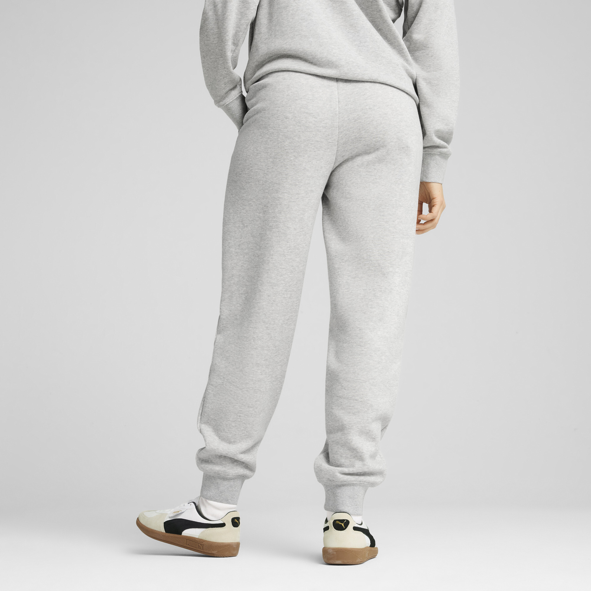 PUMA ESS Small No. 1 Logo Comfort joggingbroek met hoge taille voor Dames, Grijs, Maat XXS thumbnail 5