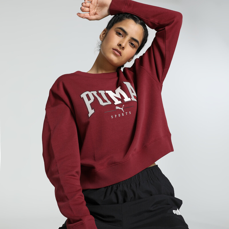 

Women's PUMA SQUAD Relaxed Fit Crew Neck Sweatshirt