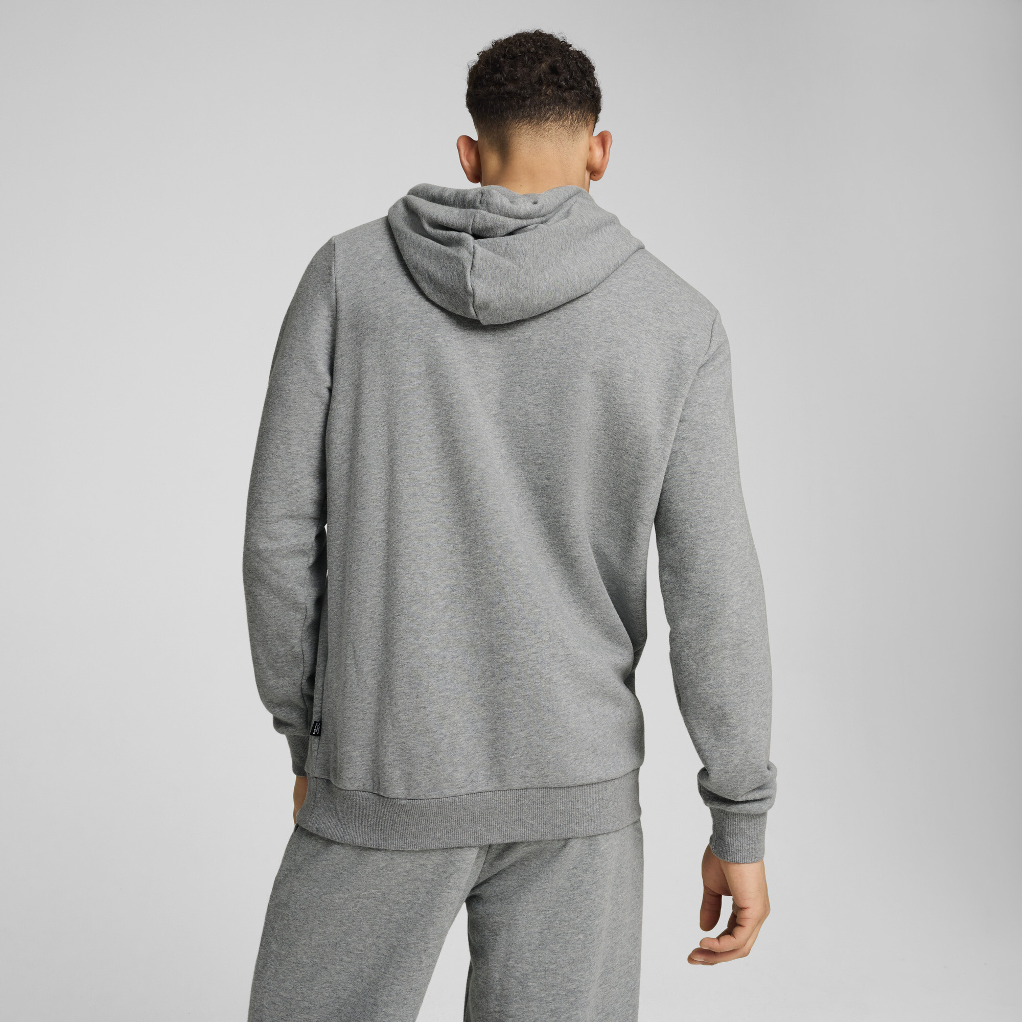 Men's Puma ESS+ LOGO LAB Hoodie, Gray, Size M, Men